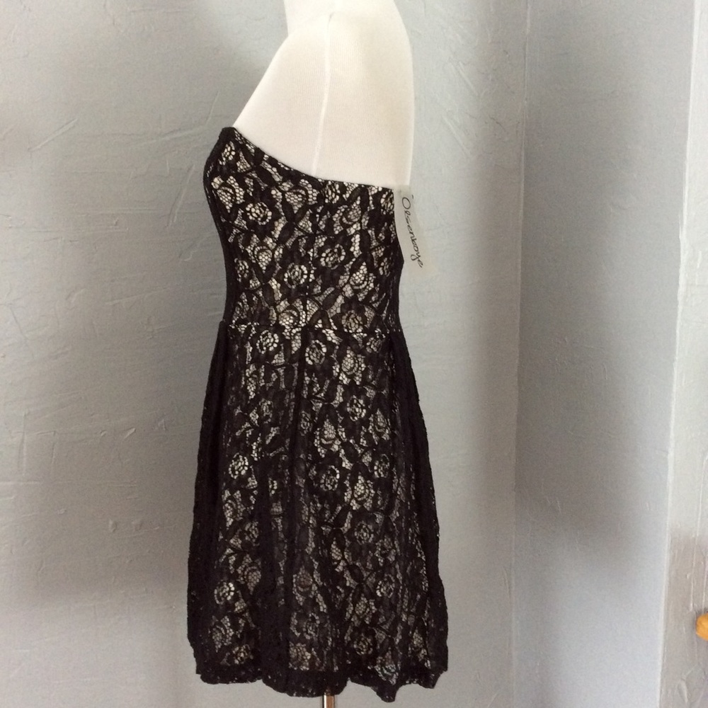 Olsenboye strapless black lace dress. Size S. NWT - Picture 5 of 7